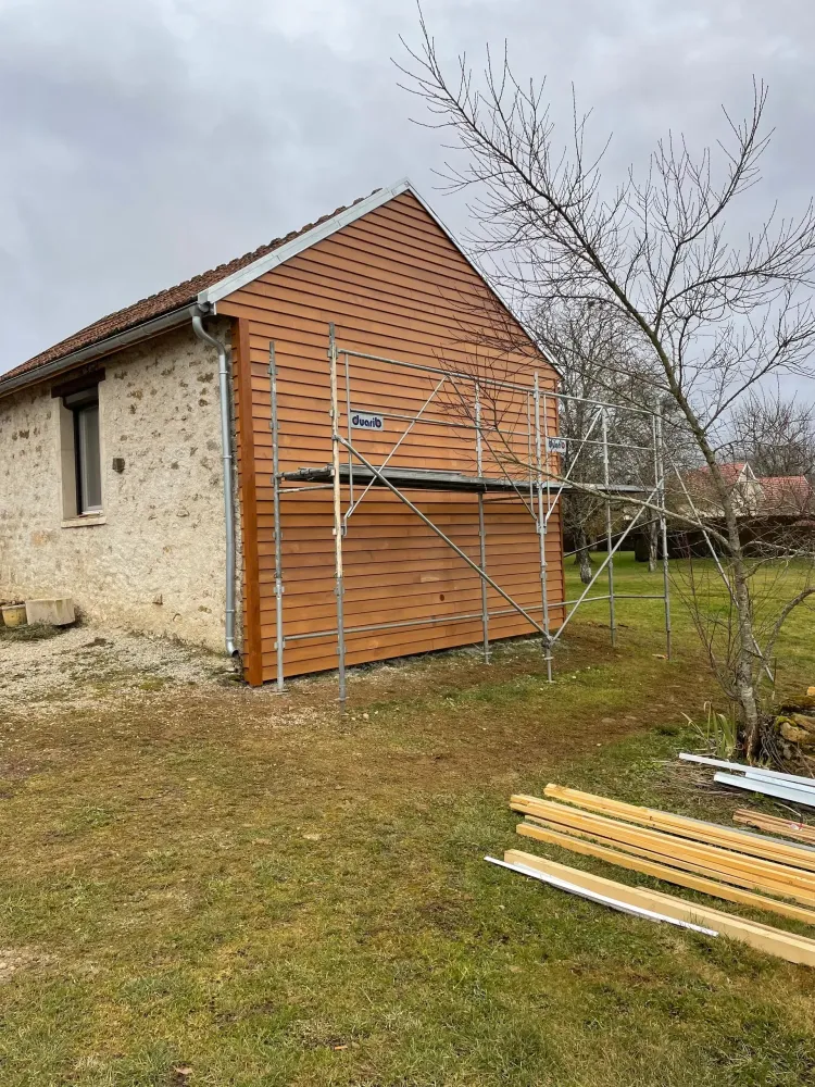 Isolation exterieur par bardage _ Vesaignes-sur-Marne (4)