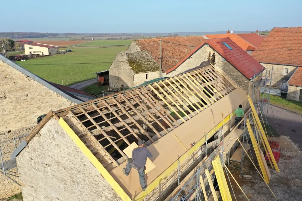 Isolation de toiture par l_ext_rieur _ Vesaignes-sur-Marne (1)